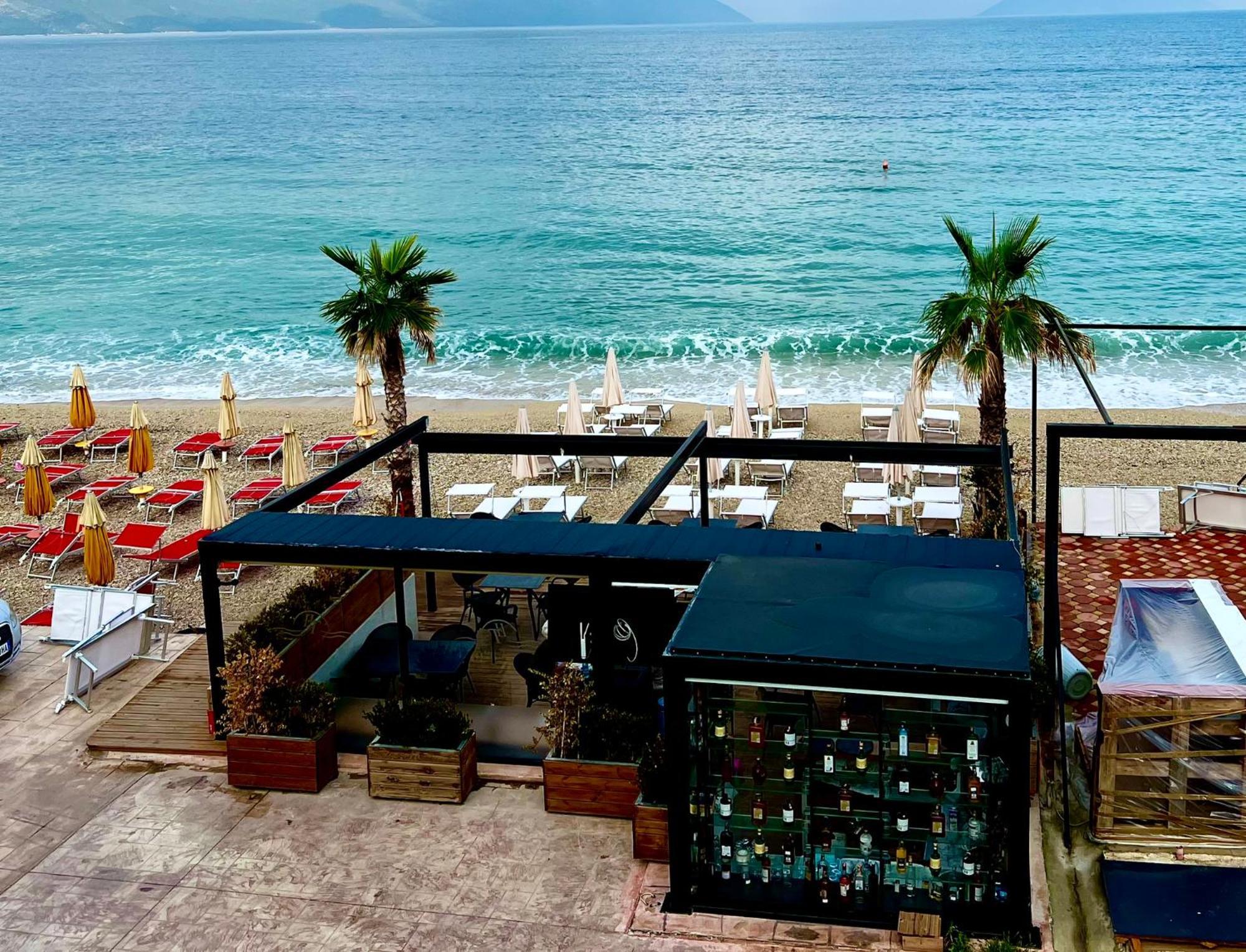 Villa Tramonto Vlore Radhimë Buitenkant foto